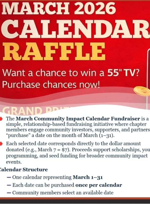 March Raffle Campaign Fundraiser